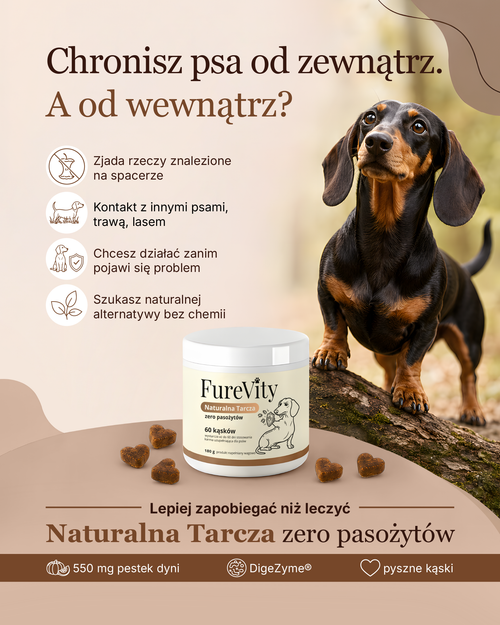 Naturalna Tarcza - zero pasożytów - 60 kąsków