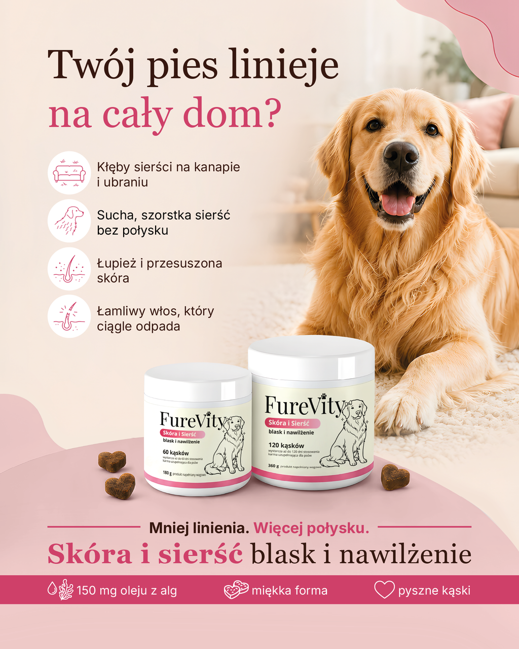 Skóra i Sierść - blask i nawilżenie